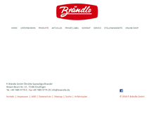 Tablet Screenshot of braendle.de